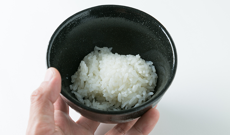 少量のごはん