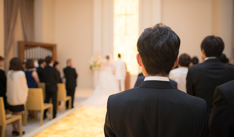 結婚式に参列