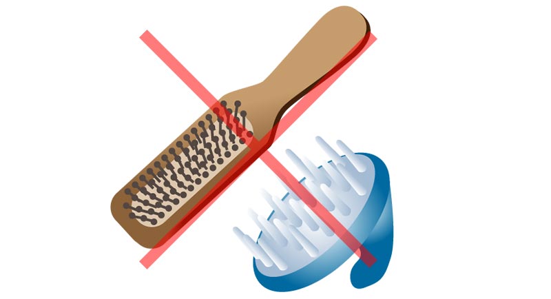 先端の尖ったマッサージ器具