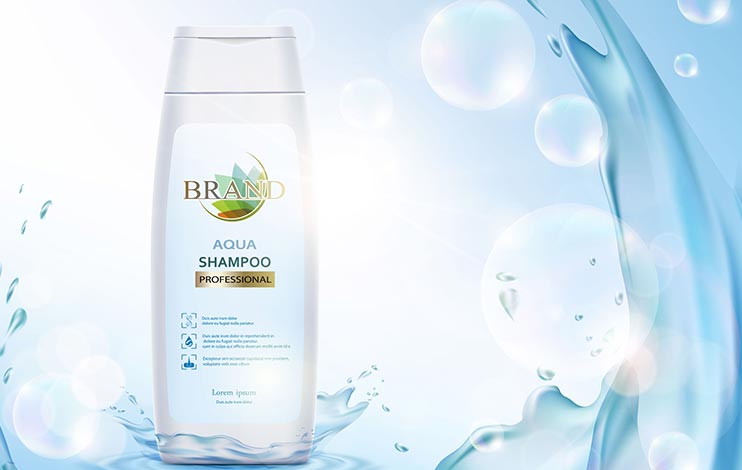 シャンプーのボトル