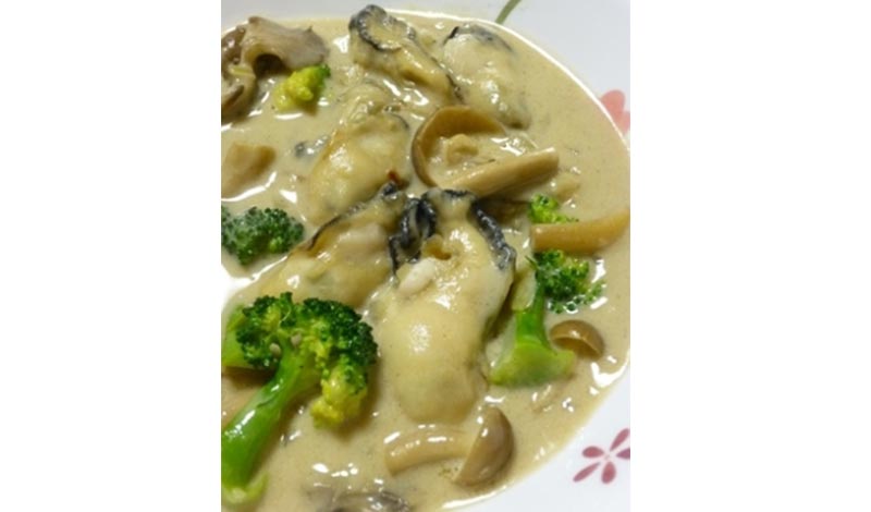 牡蠣ミルクシチュー