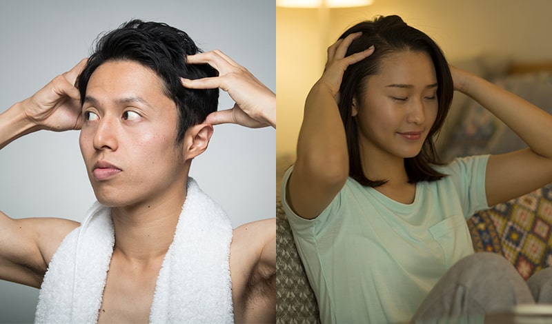 頭皮マッサージ