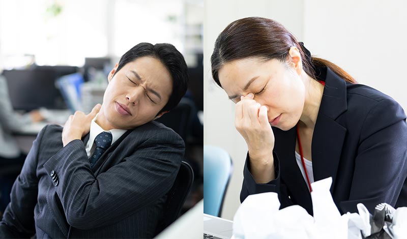 ストレス・睡眠不足