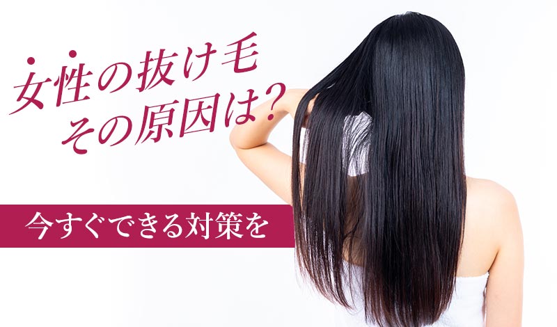 抜け毛が多い女性必見 年代別の原因と今すぐできる対策方法 髪コト 頭髪を通じてライフスタイルを豊かにするための情報を発信