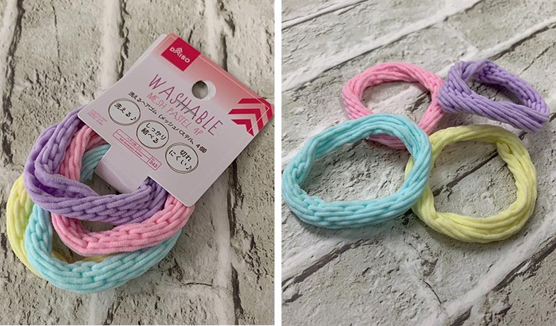 ヘアゴムWASHABLE