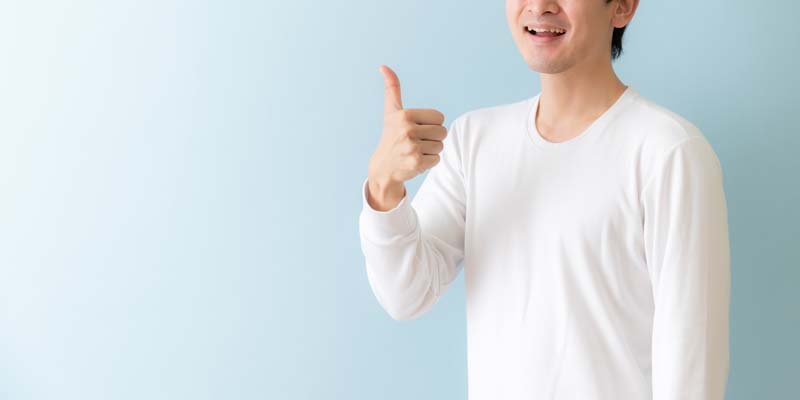 グッドのポーズ