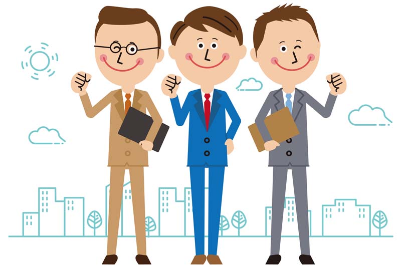 サラリーマンのイラスト