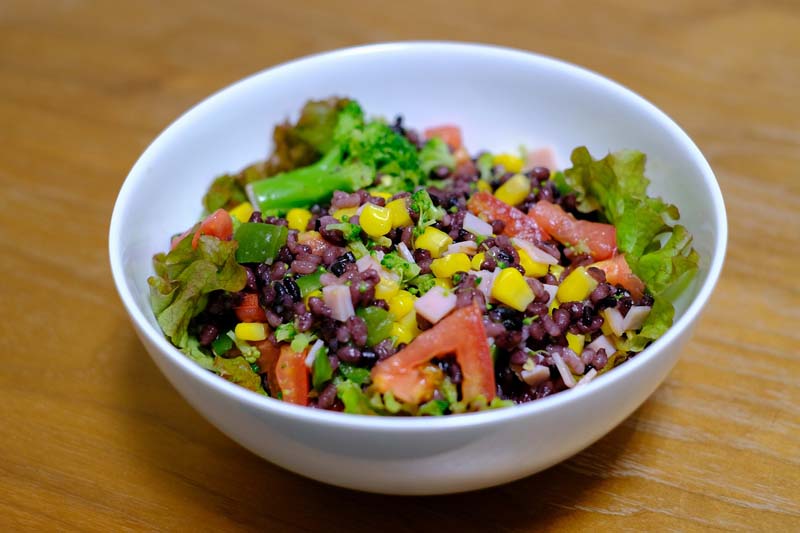 ハイプレッシャーサポート もち麦ごはんを使った料理