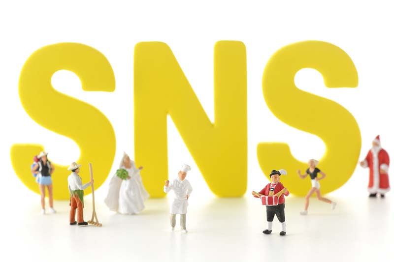 SNSをイメージした写真