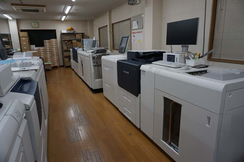 マツモト印刷株式会社にあるオンデマンドコピー機の写真