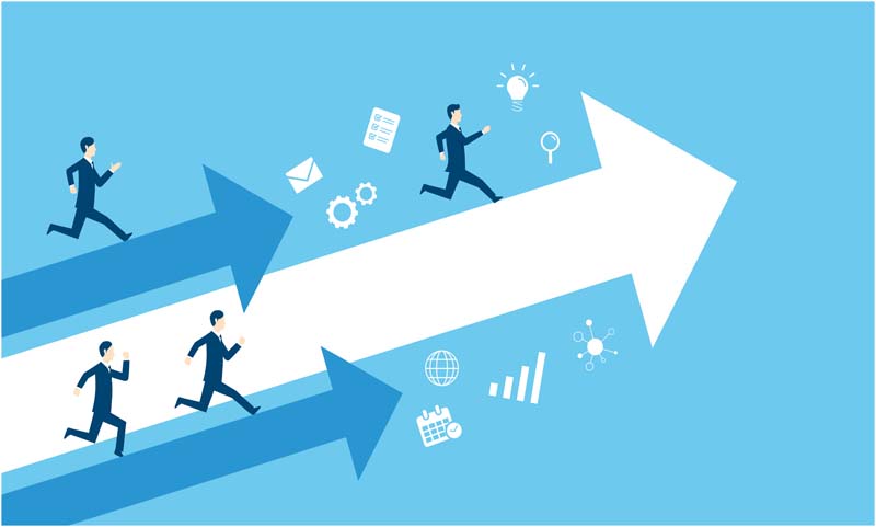 改善・向上をイメージしたイラスト