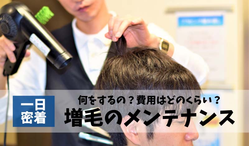 増毛のメンテナンスは散髪やオシャレ感覚！？～気になる費用を大公開！～