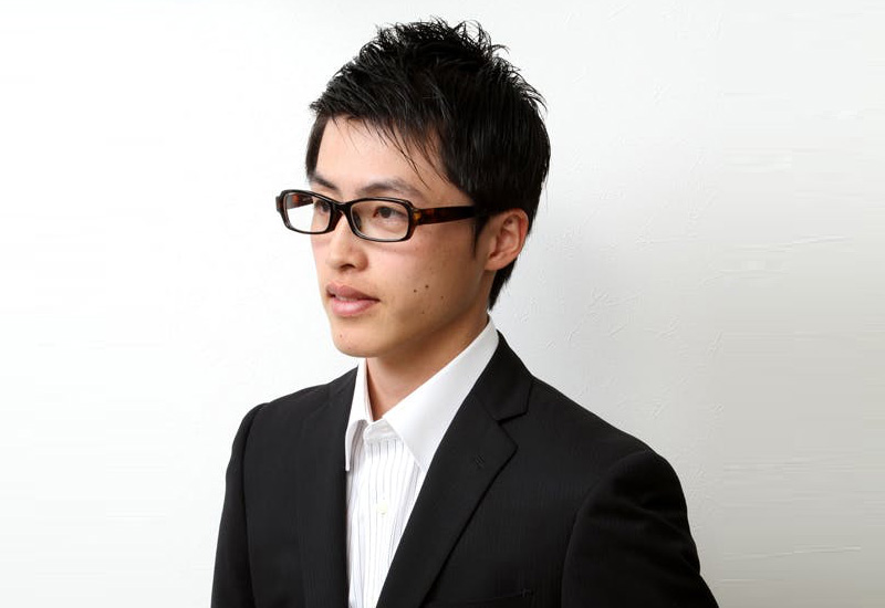 デザインカット-『ビジネスショート』ウェットな好印象スタイル