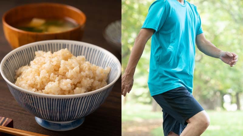 健康的な食生活や適度な運動のイメージ画像