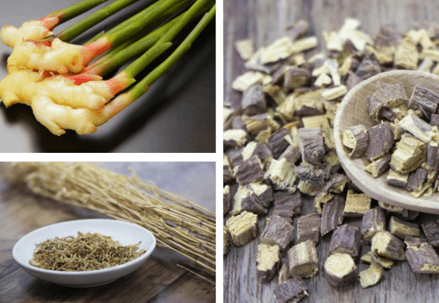 頭皮の血行を促す「センブリエキス」や「ショウガエキス」などのイメージ写真