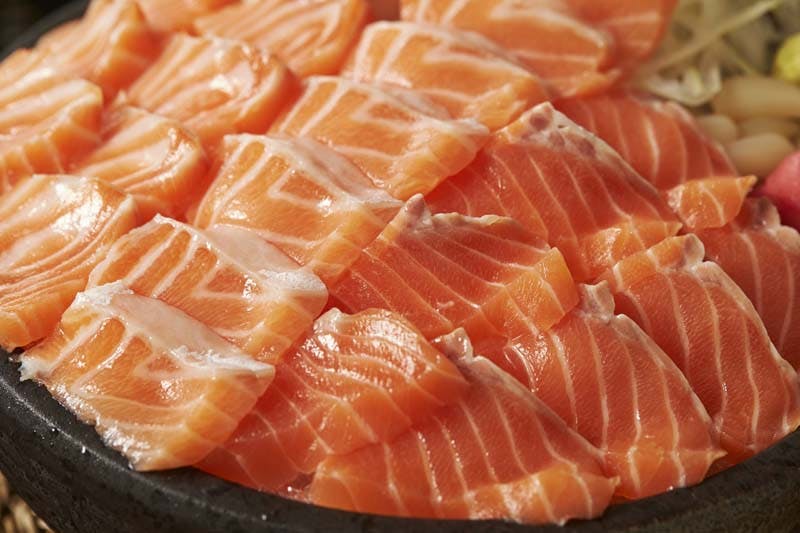 オメガ3脂肪酸が豊富な食品(サケ)のイメージ画像