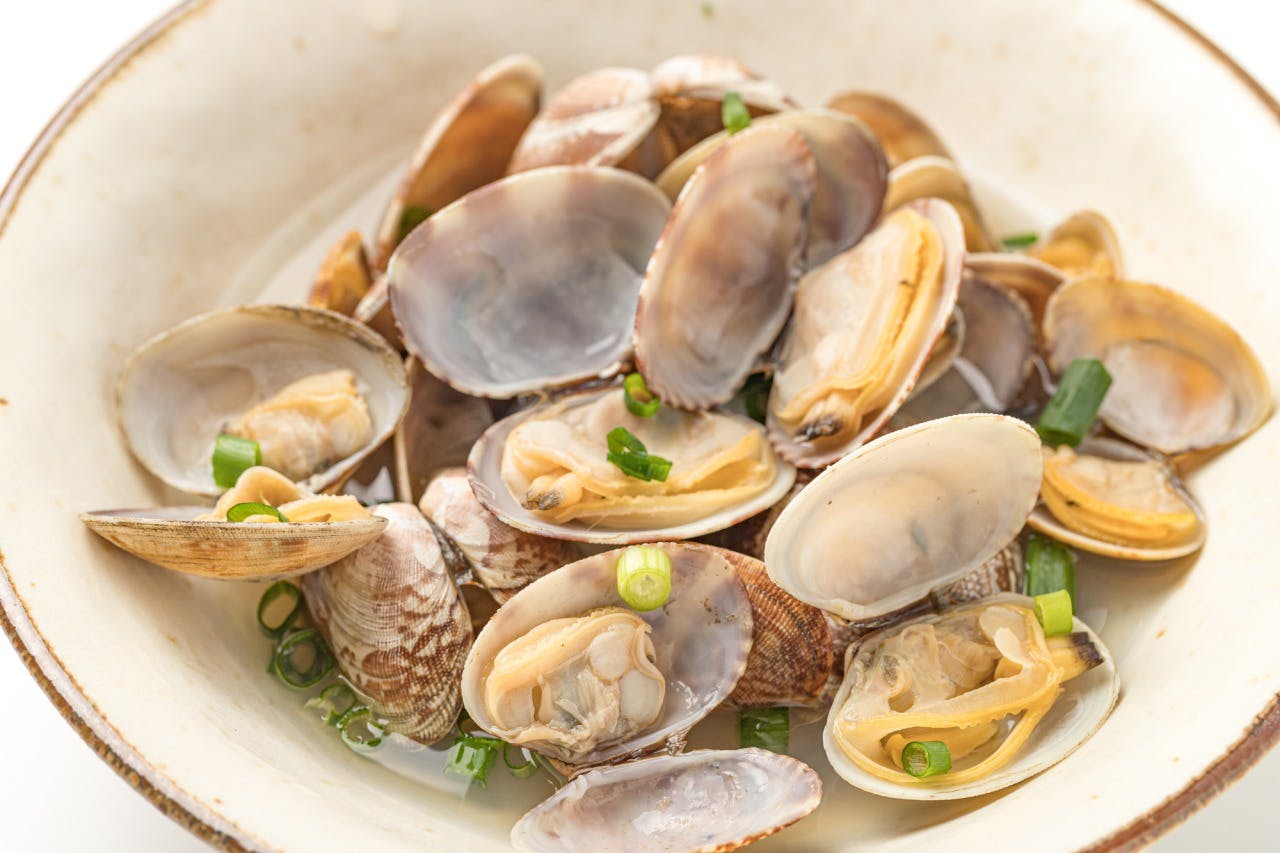 あさりの写真（メチオニンを多く含む食材）