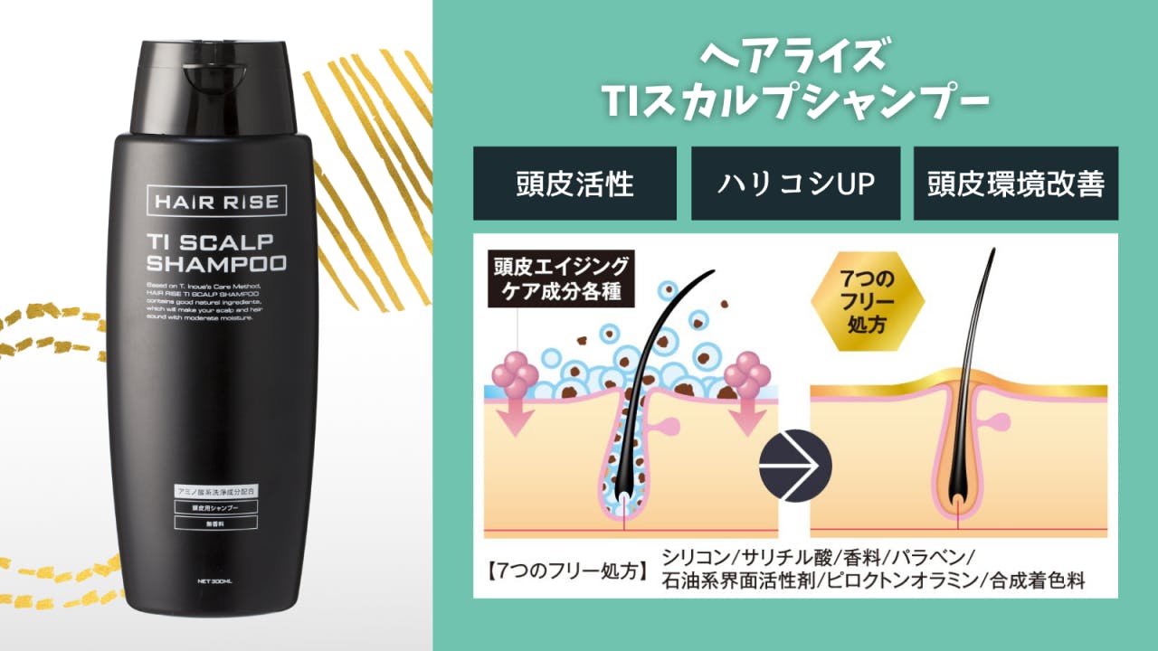 スヴェンソンのヘアライズ「TIスカルプシャンプー」の商品詳細