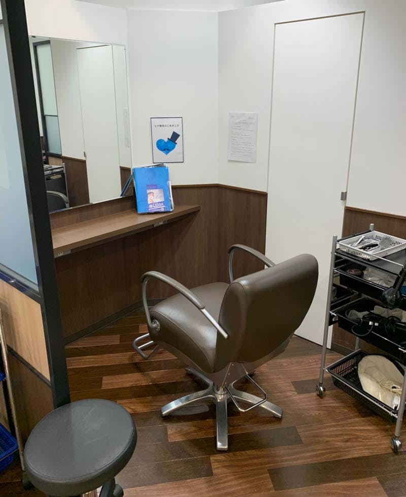 MEN'S WILLの画像:プライベート空間の様子