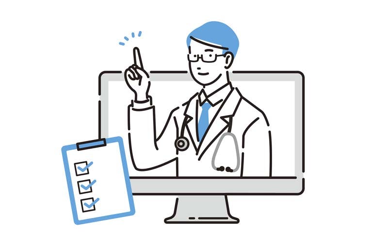 医師がおすすめの方法を説明するイラスト