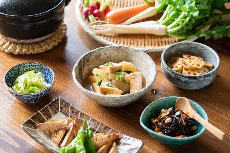 品数豊かな食事